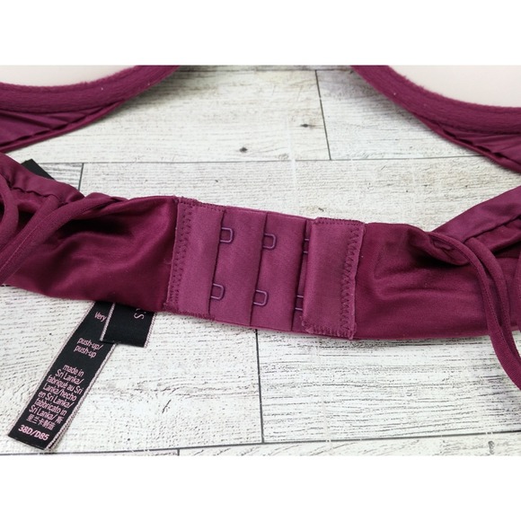 Victoria's Secret Very Sexy Push Up Bra Plum Purple Size 38D Victorias - Picture 8 of 11
